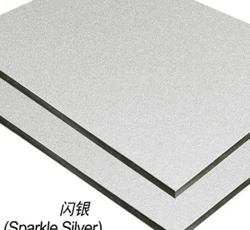 Sparkling Silver Color Of Alucobond ACP ACM