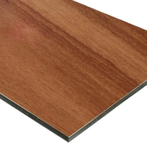 Wooden Color Aluminum Composite Panel Wooden Texture